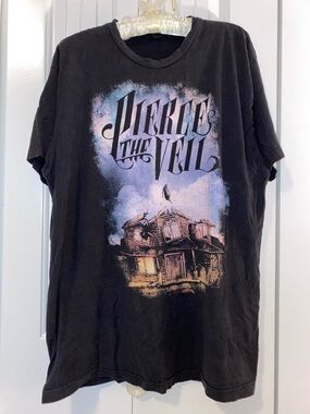 Pierce The Veil Black Collide with the Sky Black Graphic Tee